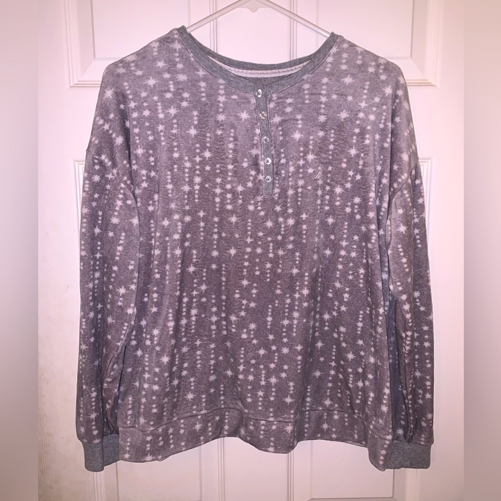 Nautica Grey Sleep Shirt